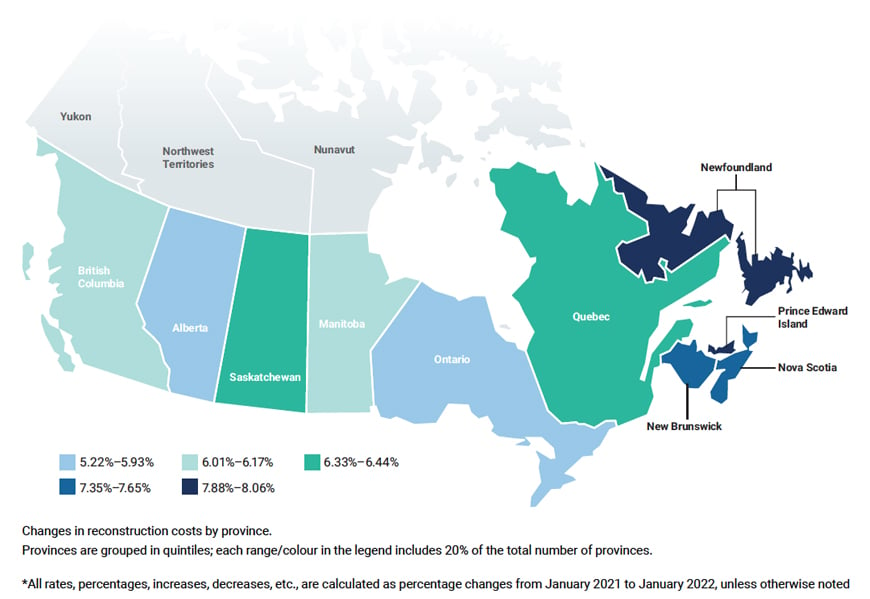 Reconstruction prices rise moderately amid demand for materials, labor ...